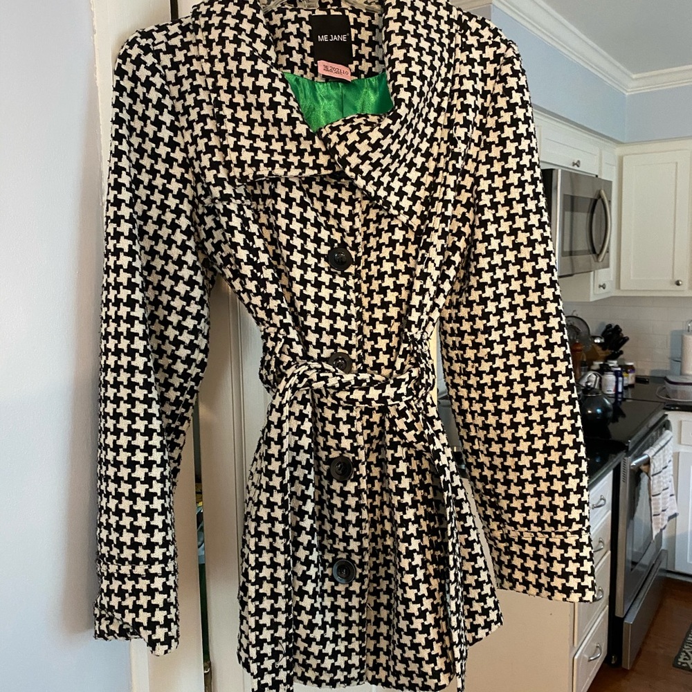 Houndstooth Winter Coat